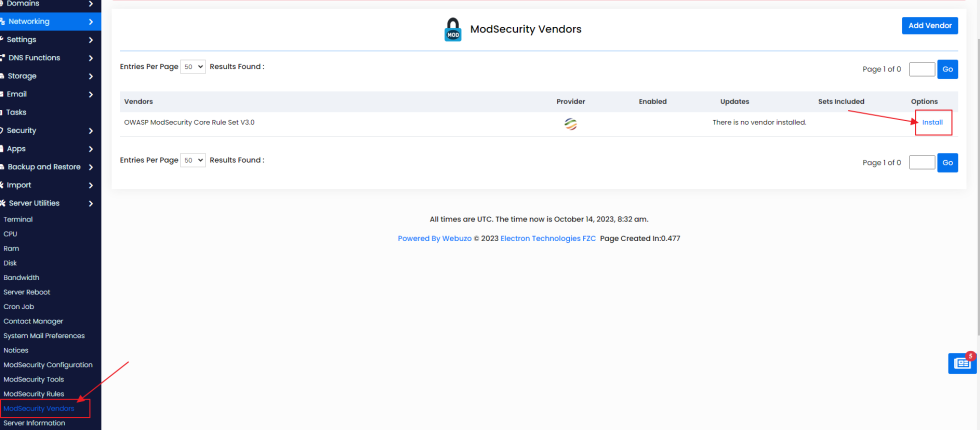 cPGuard WAF required settings and depencies | OPSSHIELD