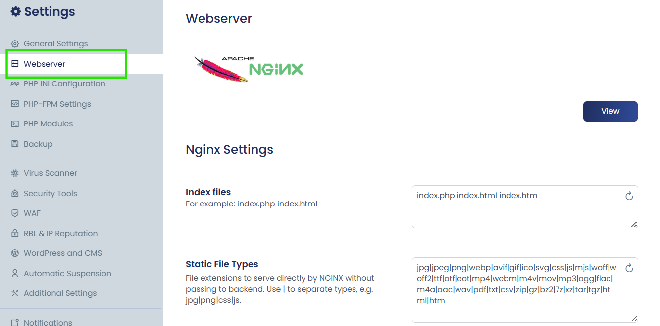 webserver